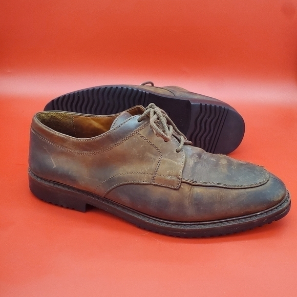 COLE HAAN Shoes Men’s 11 Brazil 6351 Brown Leather Oxfords Dress Shoes main image 4